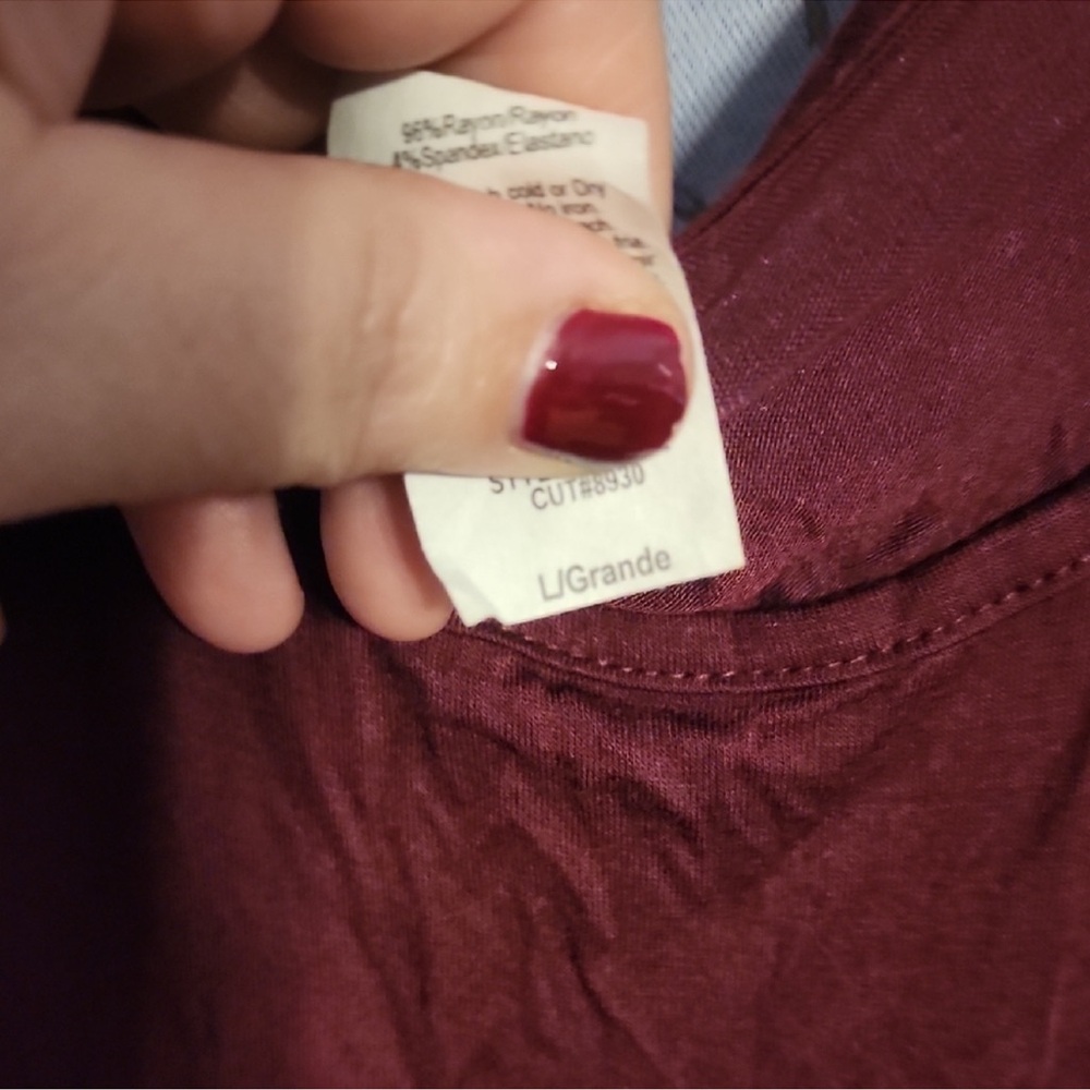 Elegant Maroon Fringe Mini Dress - Picture 5 of 5